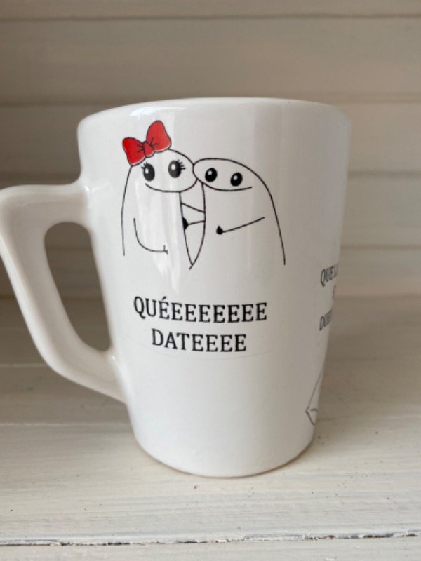 Producto - Taza cantada quédate