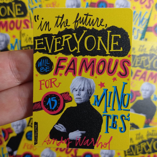 Producto - Sticker ANDY WARHOL