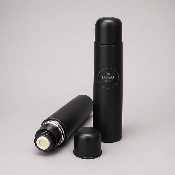 Producto - Termo bala térmico 1L de acero inoxidable personalizado