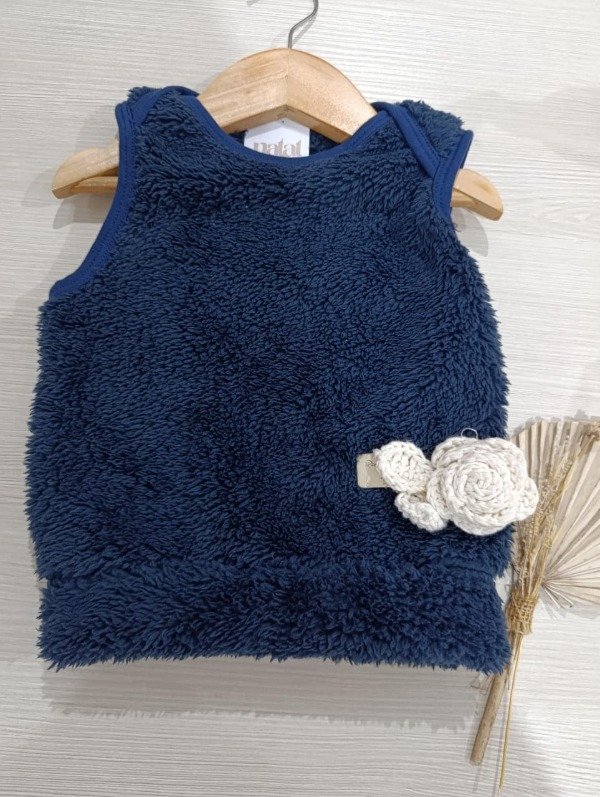 Producto - Chaleco Polar Azul