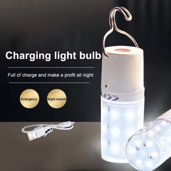Producto - Led Recargable Colgante Camping Pesca Emergencia Cob Luz fria