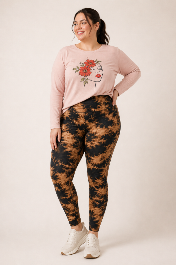 Producto - Calza Lycra Estampada Chupin CON friza