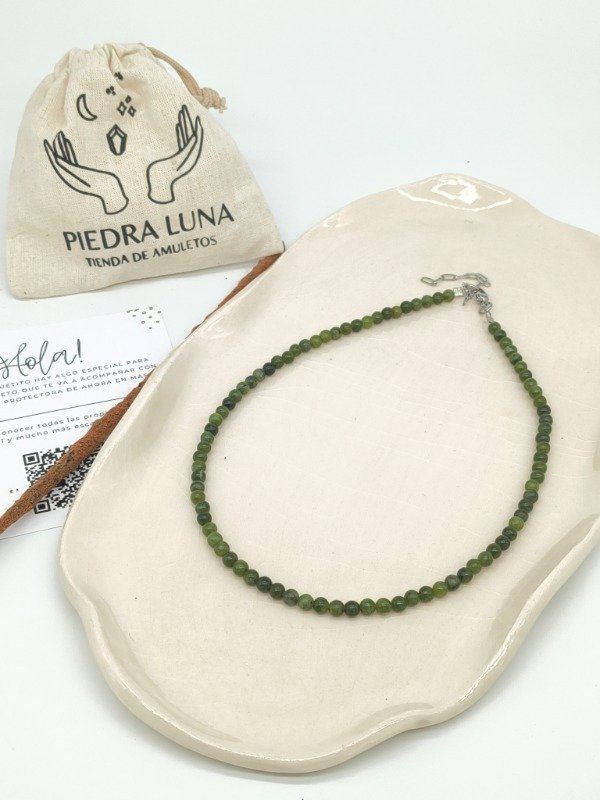 Producto - Collar SERENIDAD con jade taiwan - 1