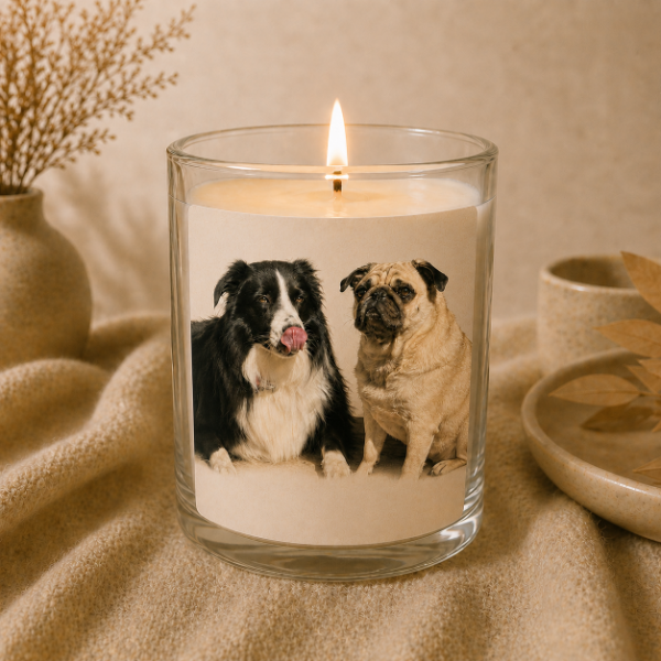 Producto - Vela Personalizada con Foto de tu Mascota Eternal Bond - 2