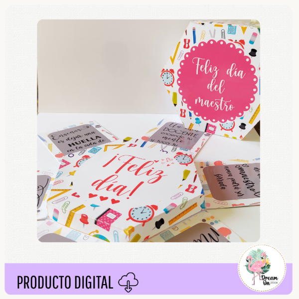 Producto - Kit Digital Cajas Explosivas Día del Maestro - 0