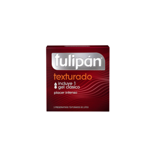 Producto - Preservativos Tulipán Texturado x 3un.