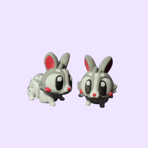 Producto - CONEJO GRIS Y BLANCO