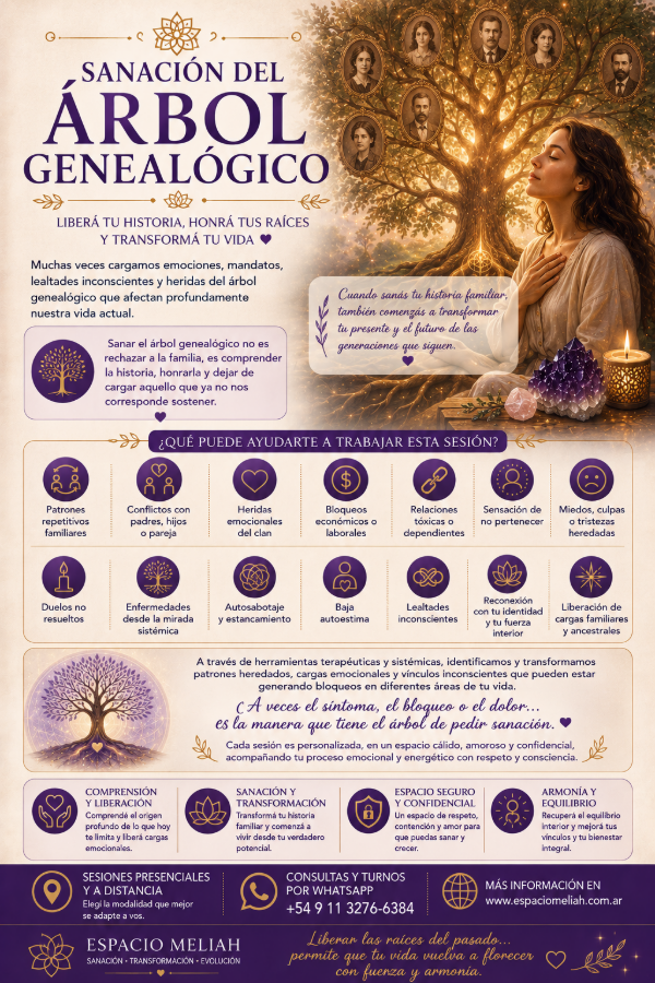 Producto - SESION SANACION DEL ARBOL GENEALOGICO