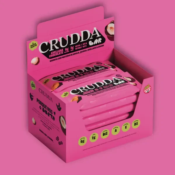 Producto - BARRAS CRUDDA PROTEICA AVELLANAS X 40 GRS X 10 UNI