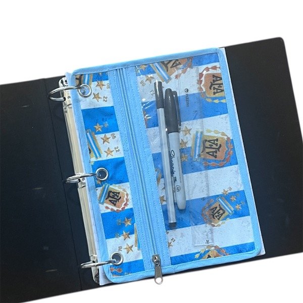 Producto - Cartuchera Geometría AFA celeste