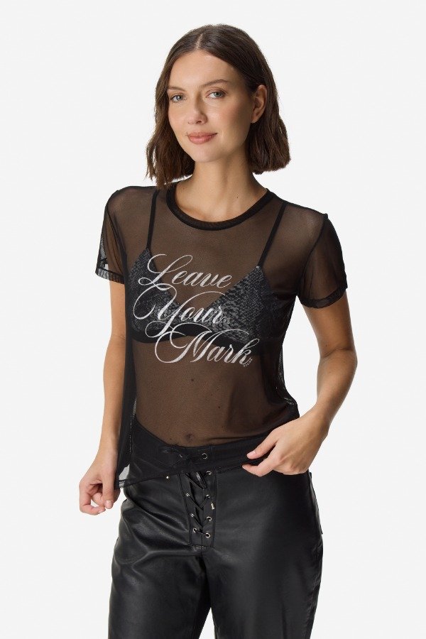 Producto - REMERA M/C MICROTUL ESTAMPA LEAVE YOUR MARK - 0