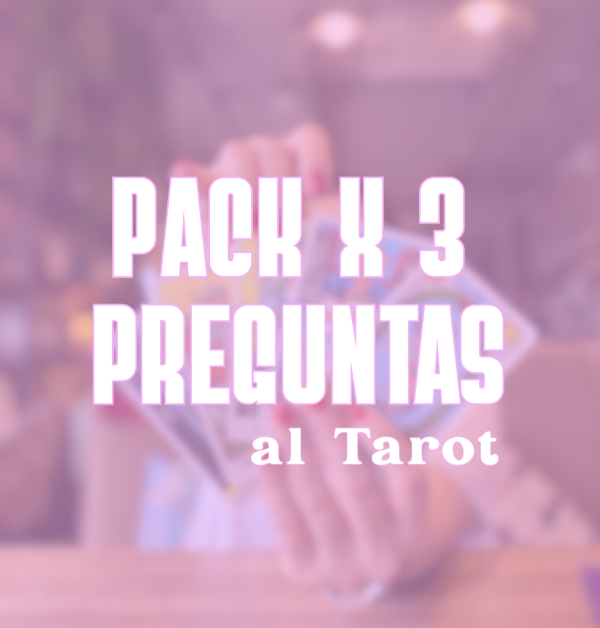 Producto - Pack 3 preguntas TAROT - 0