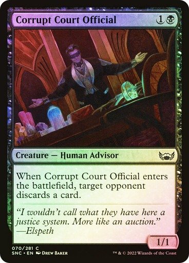 Producto - Corrupt Court Official Foil  Streets of New Capenna
