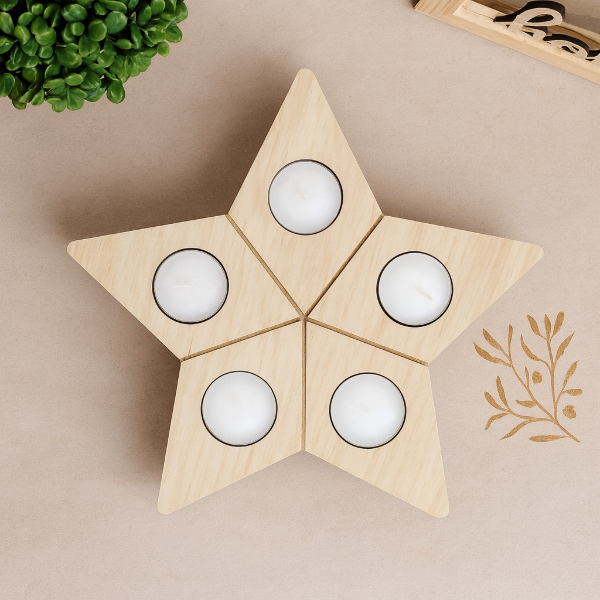 Producto - Portavela adorno navidad