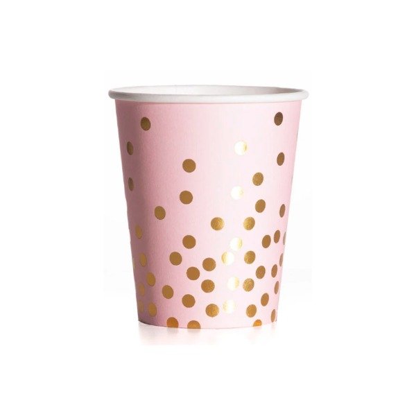 Producto - Vasos Descartables Polipapel con Confetti x10 unidades LUNARES