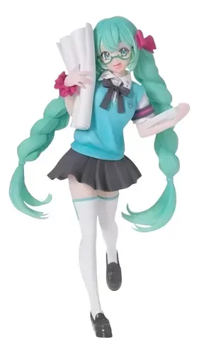 Producto - Figura Miku Uniforme Escolar 18 CM -Vocaloid