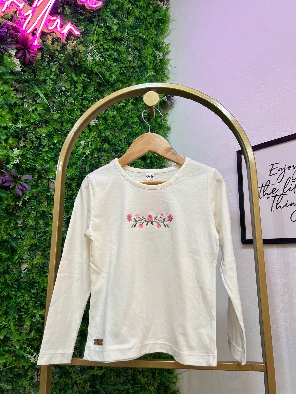 Producto - Camiseta de algodón bordado KIDS 0540