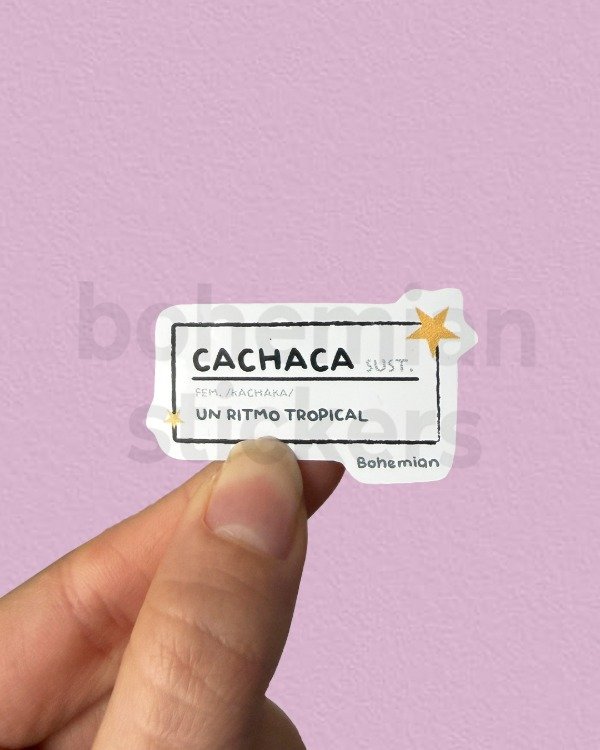 Producto - CACHACA MARIXA BALI - Sticker Individual de Memes / Farandula Arentina