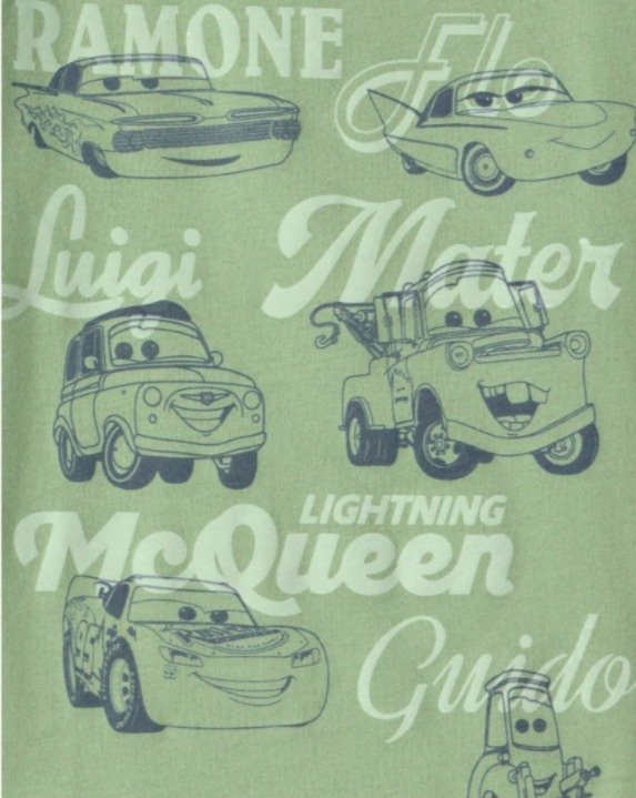 Producto - Remera Rayo McQueen Verde - 1