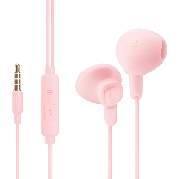 Producto - Auriculares manos libres Explosión - Con micrófono - Color rosado - Xaea