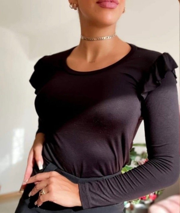 Producto - Linea Venecia! CAMISETA VOLADO MODAL VISCOSA