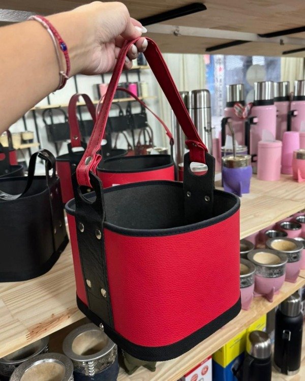 Producto - CANASTA MATERA ROJA