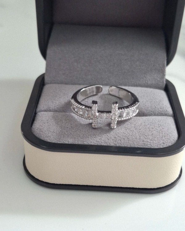 Producto - Anillo H Plateado