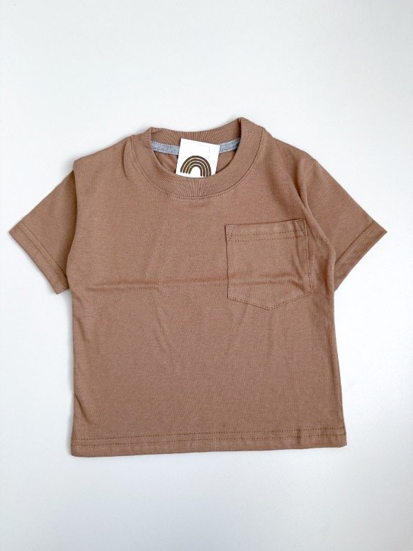 Producto - Remera oversize bolsillo beige