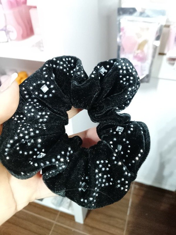 Producto - Scrunchy terciopelo y stras