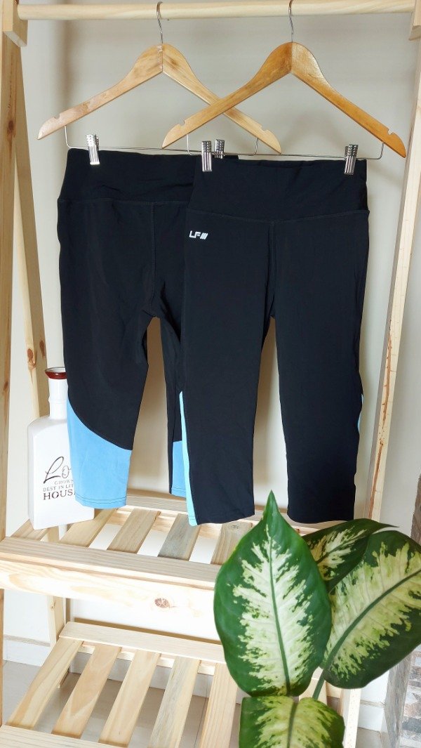 Producto - Capri negro con celeste