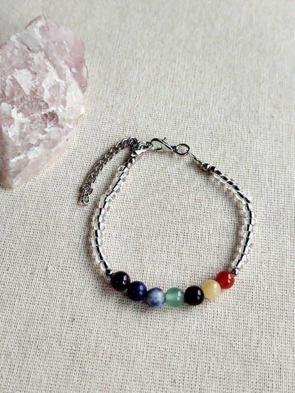 Producto - PULSERA 7 CHAKRAS - Mostacillas y piedras - 1