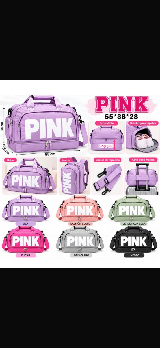 Producto - BOLSO MOCHILA PINK ART. 8015