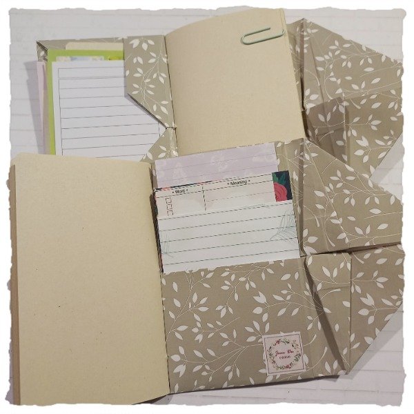 Producto - Cuaderno Tapa Origami "Ramitas"