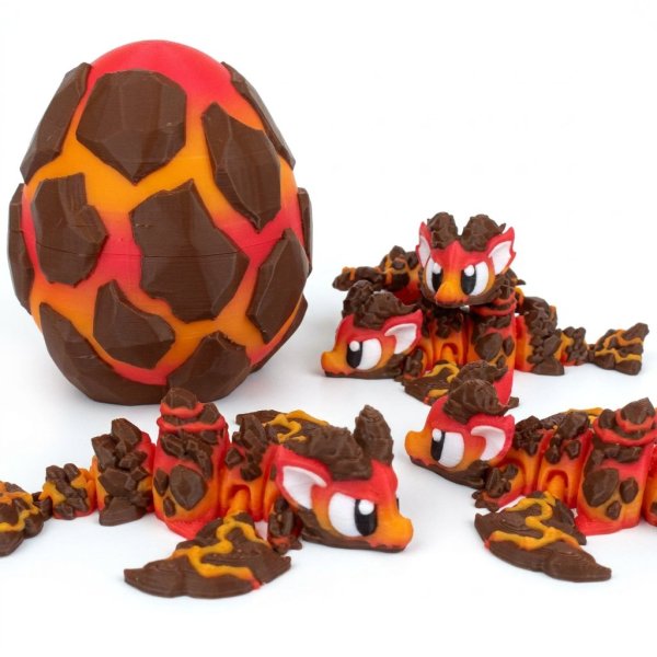 Producto - Mini Dragón de Lava con Huevo - 0