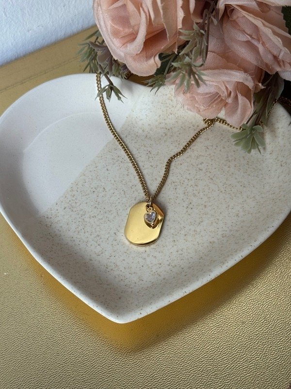 Producto - Dúo Militar Curvo Corazón Dorado