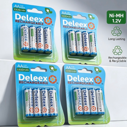 Producto - Pilas Recargable AAA/AA 1800mah X 4 Unidades Blister