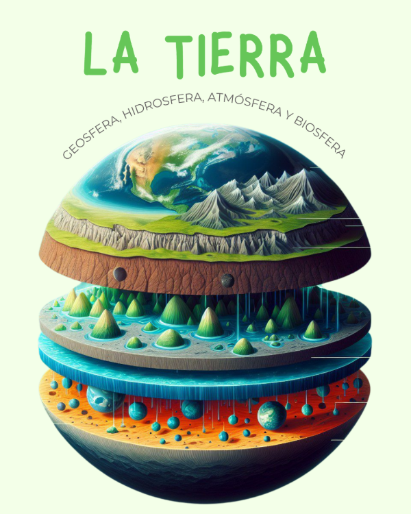 Producto - La Tierra como sistema: Geosfera  Hidrosfera  Atmósfera  Biosfera