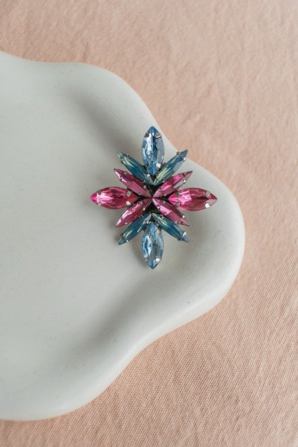 Producto - Pin ESTRELLA . celeste y rosa - 0