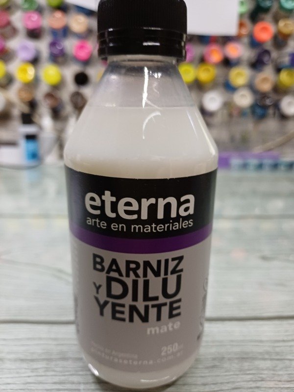 Producto - Barniz Eterna mate x 250 cc