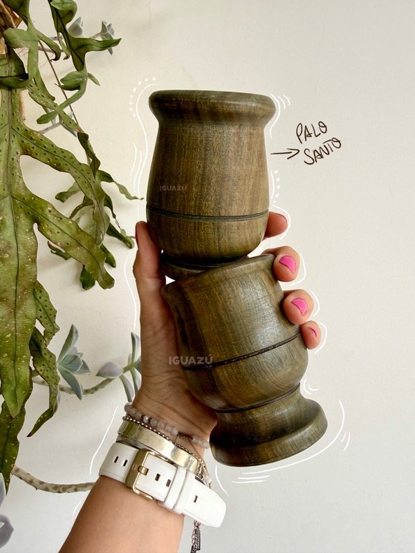 Producto - Mate de madera de PALO SANTO