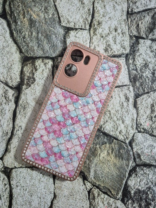 Producto - Funda rigida sirena Moto G05/E15 rosa
