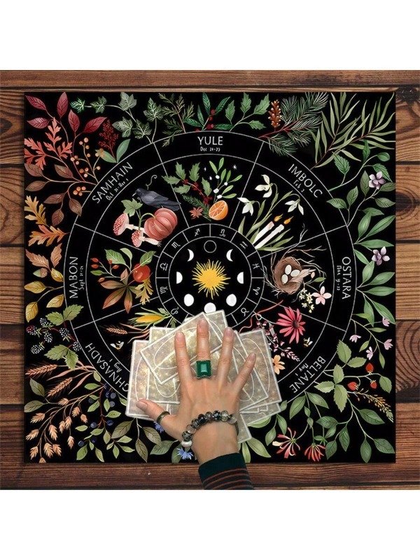 Producto - Paño de tarot rueda anual
