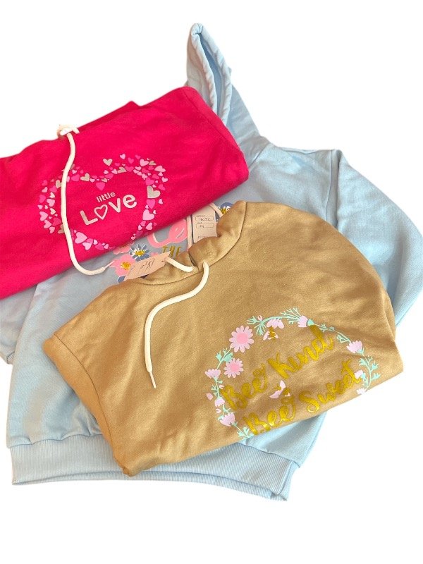 Producto - BUZO NENA  CON CAPUCHA EL TREBOL 7092