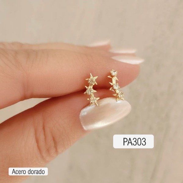 Producto - Aros abridores trepadores estrellitas cubics