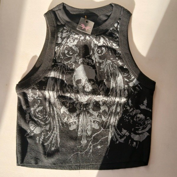 Producto - Musculosa calavera