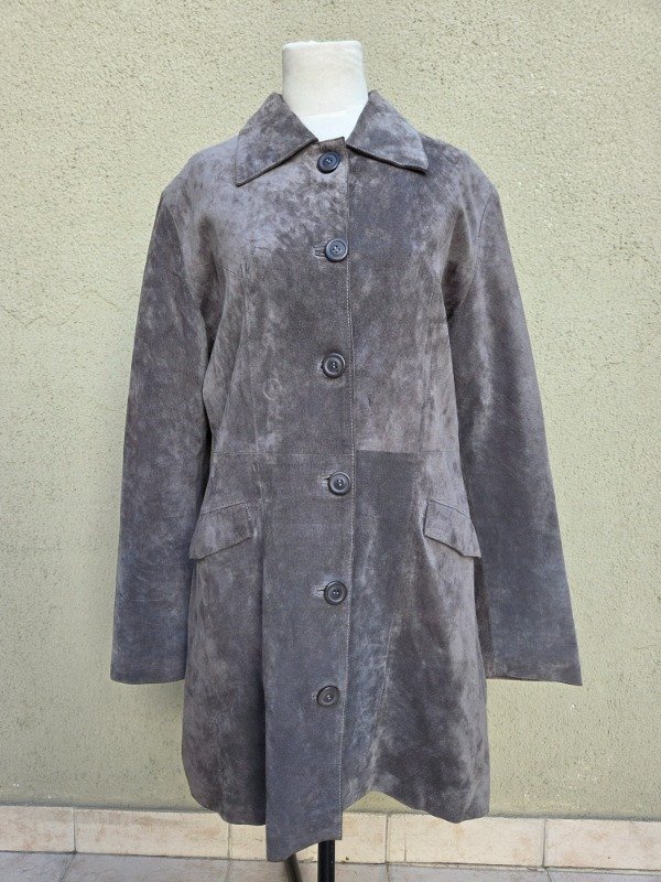 Producto - tapado gamuza gris