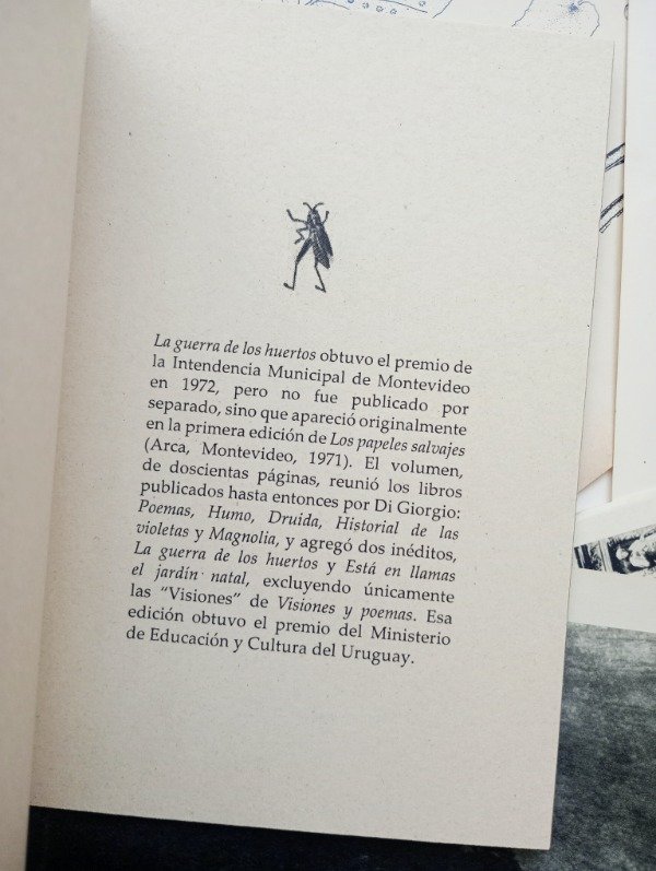 Producto - LA GUERRA DE LOS HUERTOS de Marosa Di Giorgio - 1