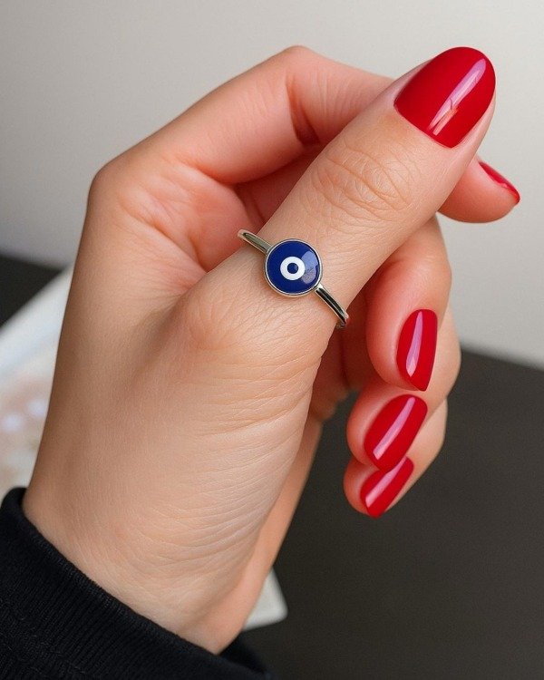 Producto - Anillo de PLata 925 y Ojo Turco