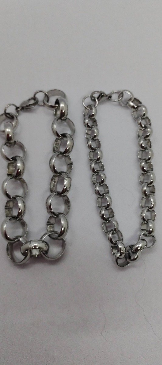 Producto - Pulsera rolo  plateada