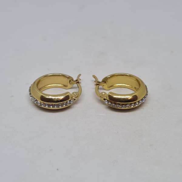 Producto - Argollas fila cubic blanco 12mm